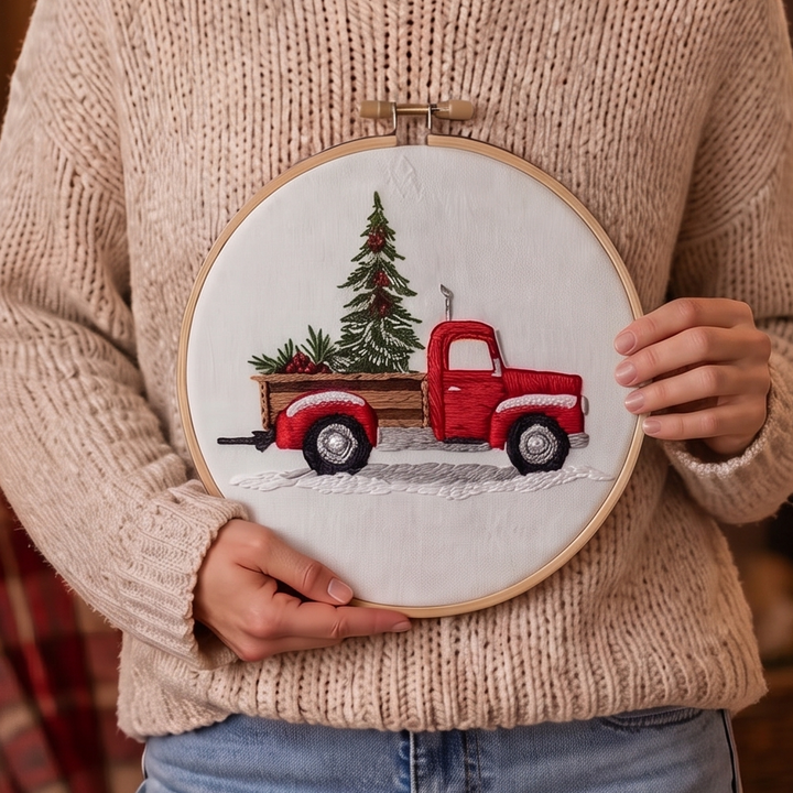 Hearthstitch – Christmas Stocking Embroidery Kit