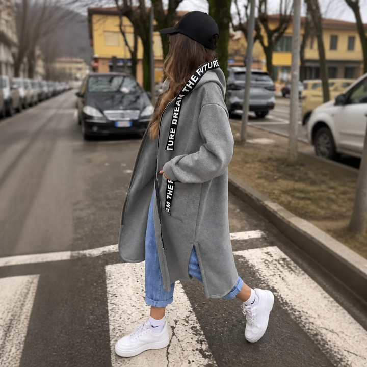 Winterlyn – Oversized Hooded Sweatshirt Coat