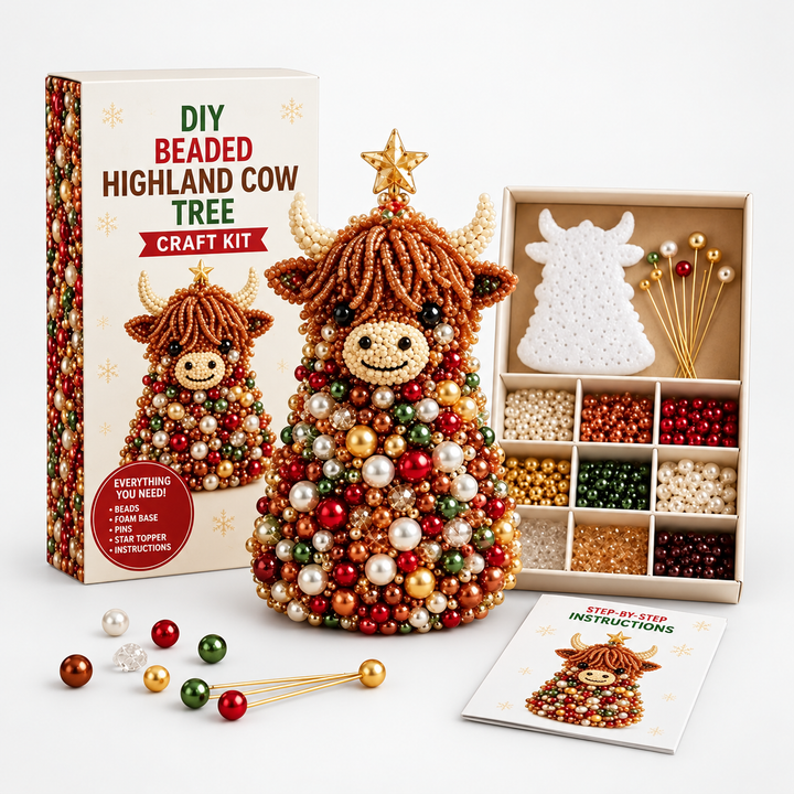 Tinsel Tails – Beaded Animal Christmas Tree Ornament Kit