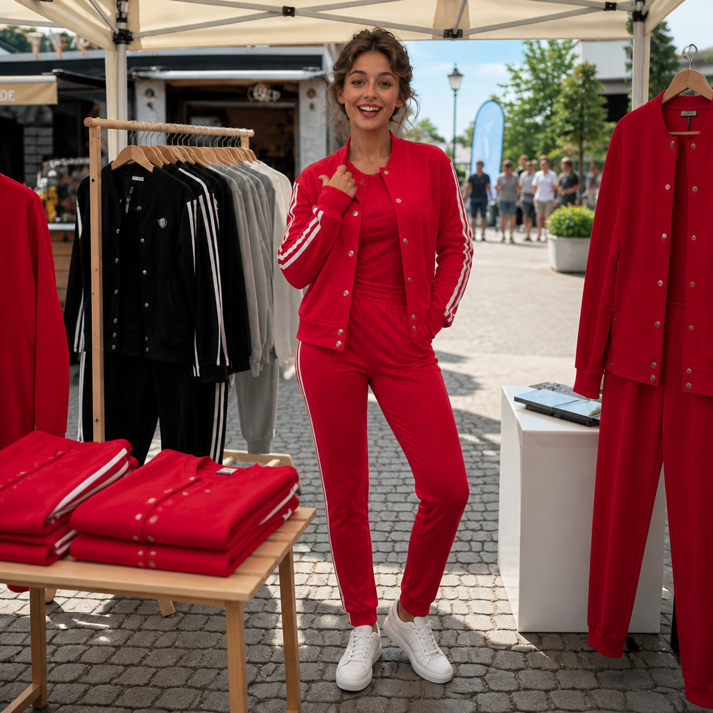 Wearbella – 3-Piece Cropped Jacket,Tank And Jogger Set