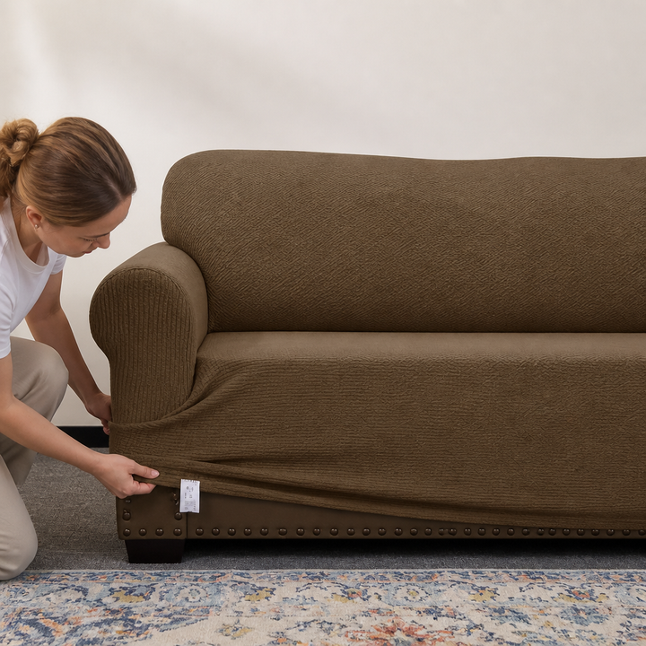 Snugfit – Textured Jacquard Non-Slip Stretch Sofa Slipcover