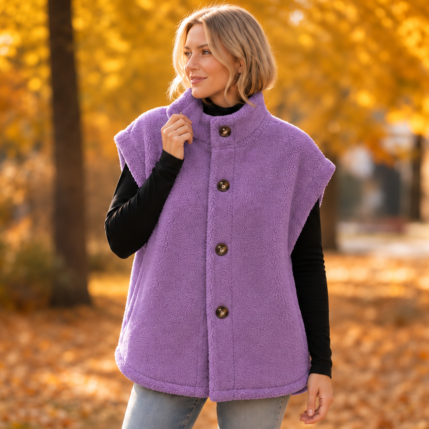 Hearth & Hush – Sherpa Fleece-Look Vest
