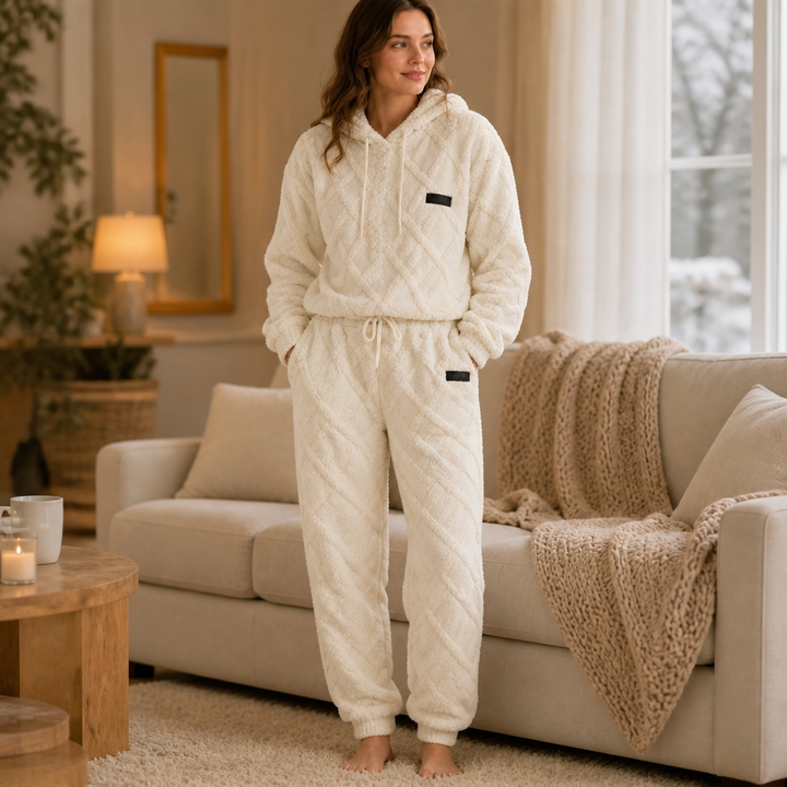 Veloura – 3D Embossed Lounge Set