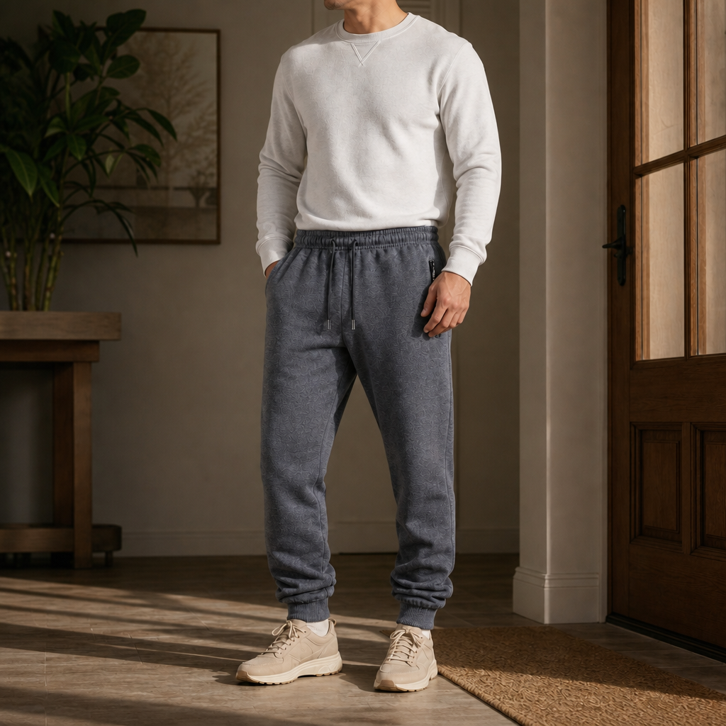 Warmease – Fleece-Lined Tapered Jogger Sweatpants