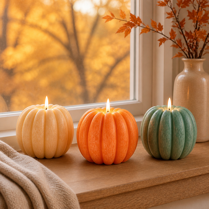Glovern – Pumpkin-Shaped Cordless Flameless Candle