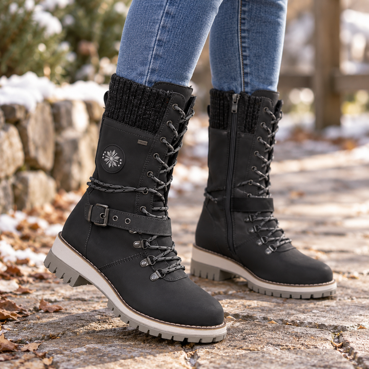 Snowlina – Adjustable Knee-High Insulated Snow Boots