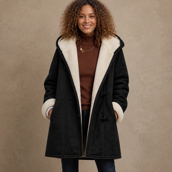 Wintlace – Shearling-Lined Hooded Duffle Coat