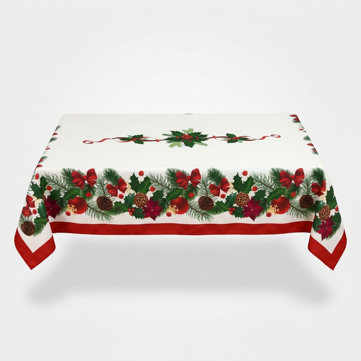 Evermerry – Christmas Print Polyester Tablecloth