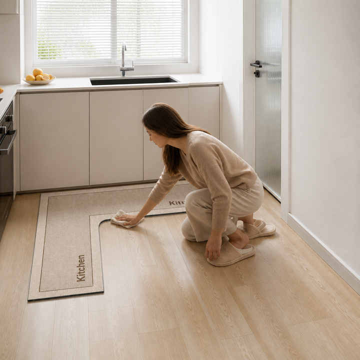 Drymatt – L-Shaped Diatomite Quick-Dry Kitchen Mat