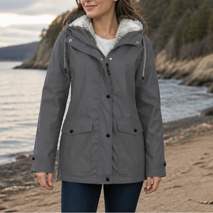 Windora – Fleece-Lined Hooded Winter Jacket