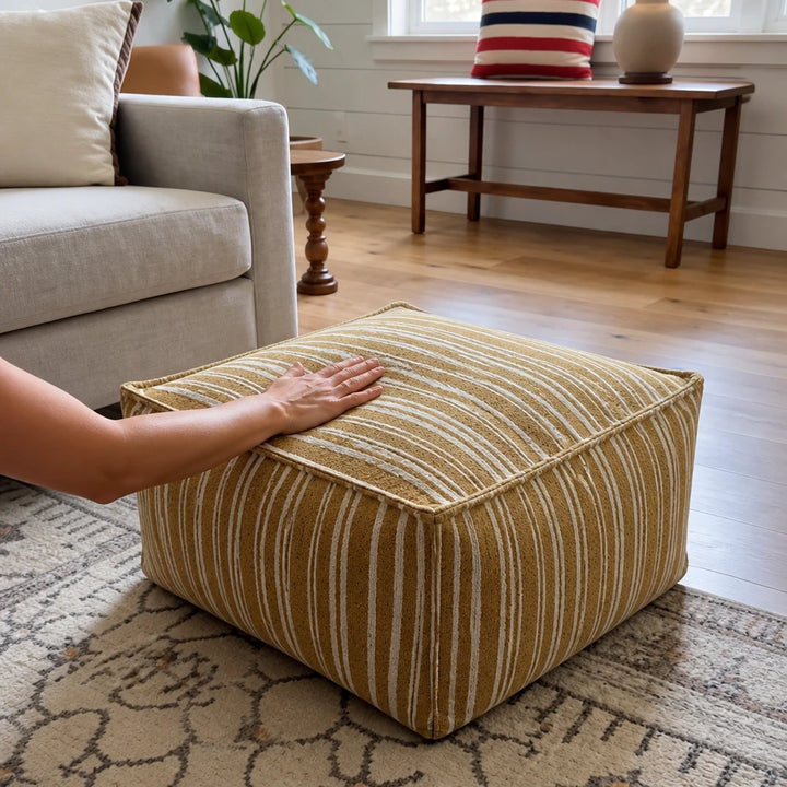 TidyNest – Fillable Storage Pouf Cover