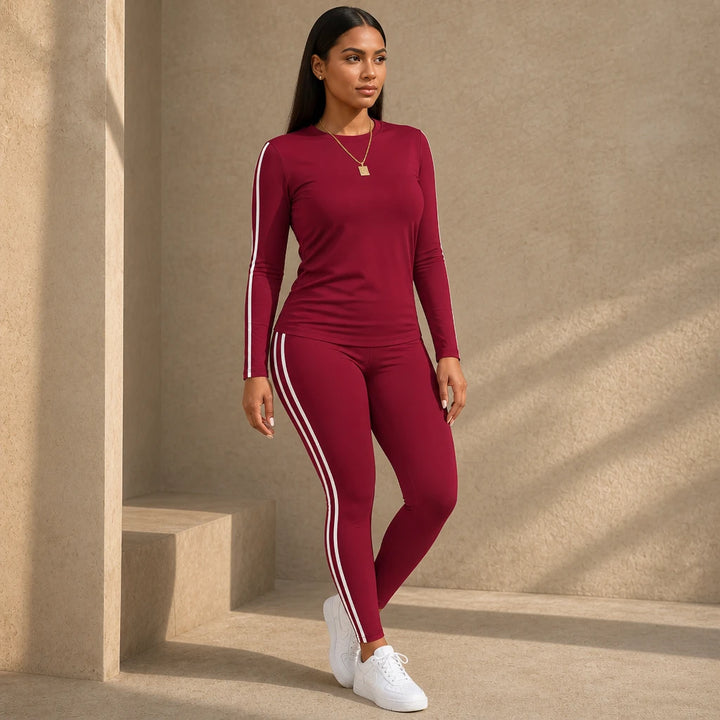 Wearbella – Long Sleeve Two-Piece Tracksuit Set