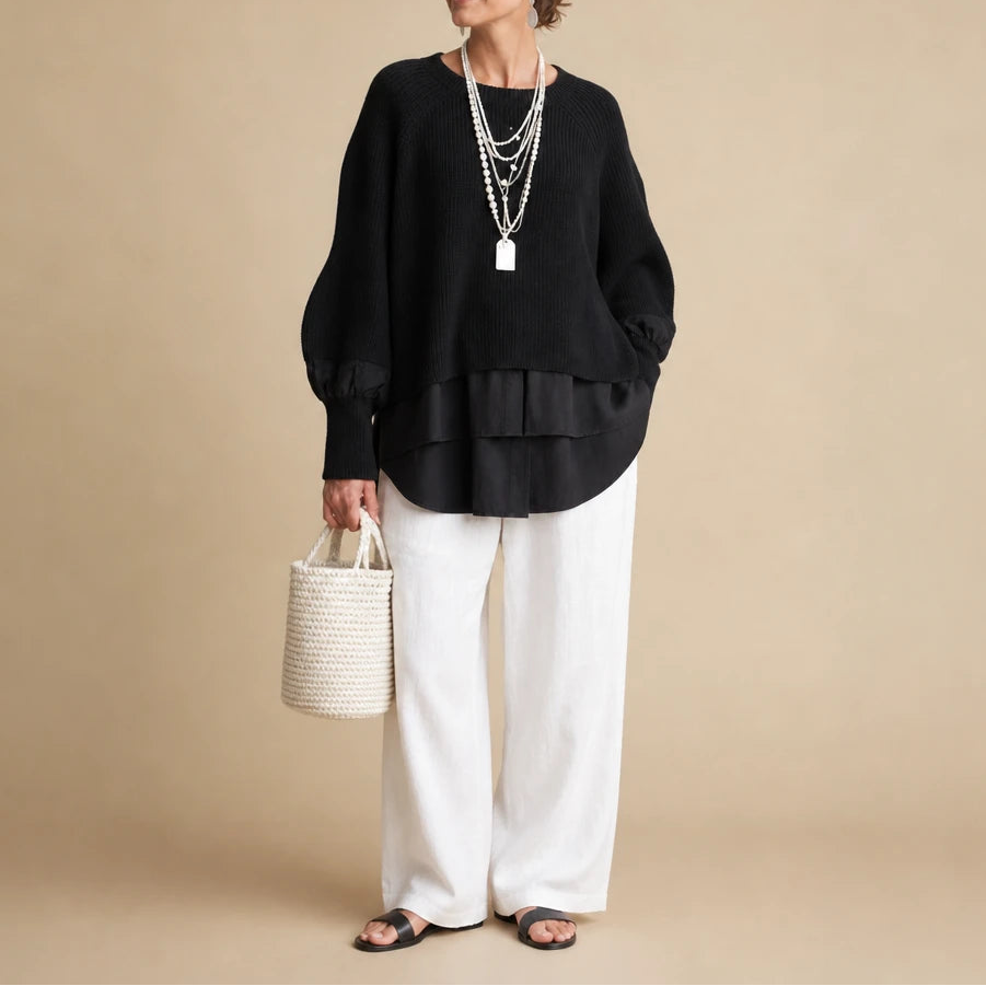 Overa – Layered Oversized Knit Top