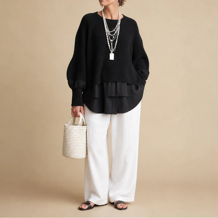 Overa – Layered Oversized Knit Top