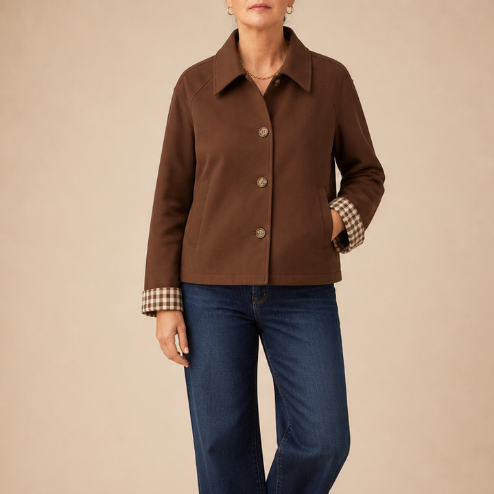Mayfair – Tartan Raglan Sleeve Casual Coat