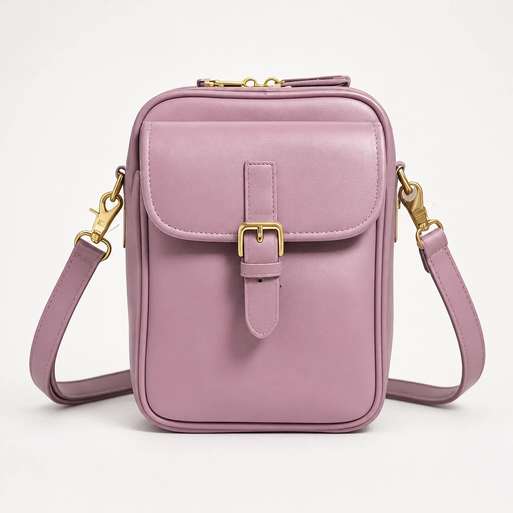 Liora – Multiple-Pocket Adjustable Strap Crossbody Bag