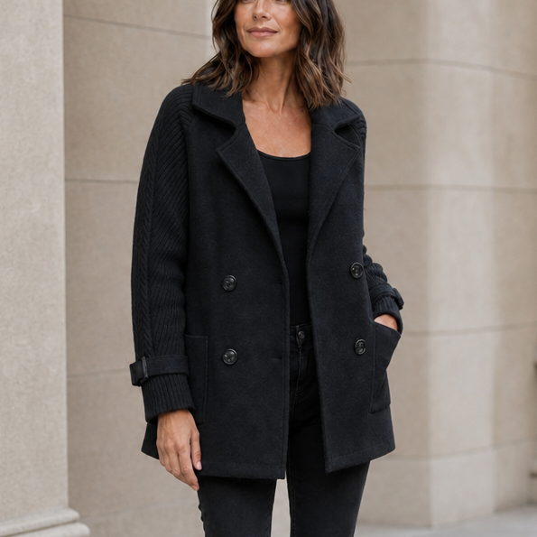 Doubletake – Double-Breasted Lapel Coat
