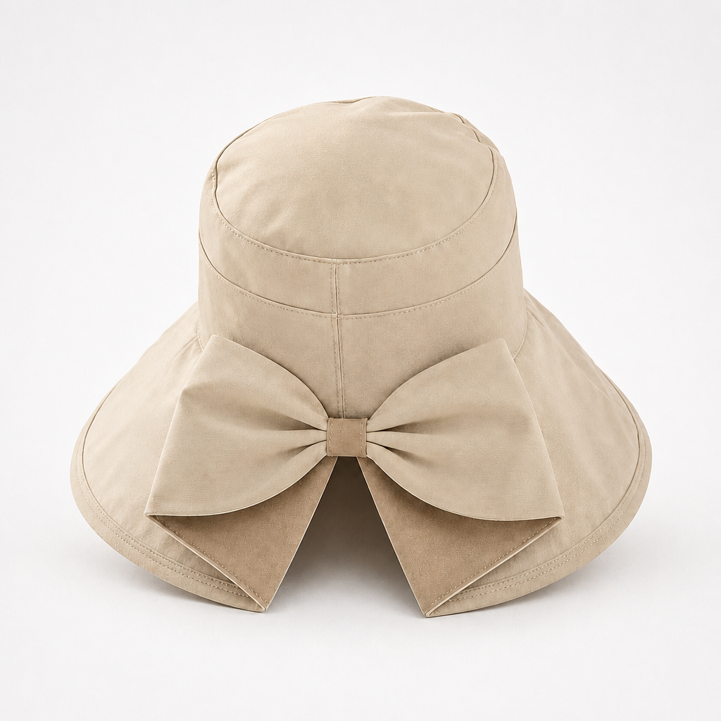 Wearbella – Bowknot Wide Brim Packable Sun Hat