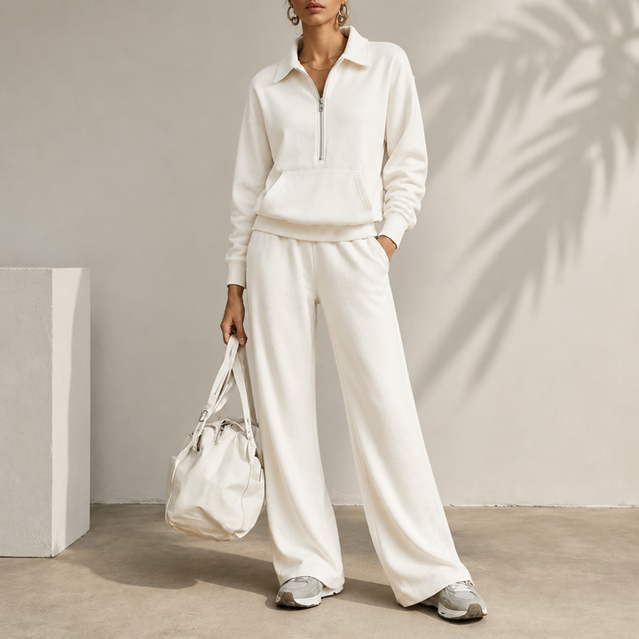 Easolde – Half-Zip Collar Lounge Set