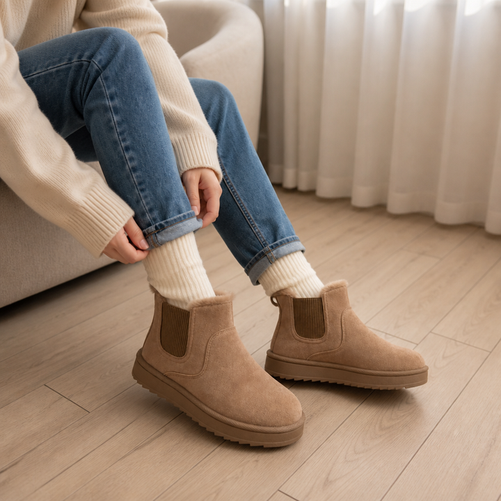 Cozywalk – Fur-Lined Slip-On Winter Boots