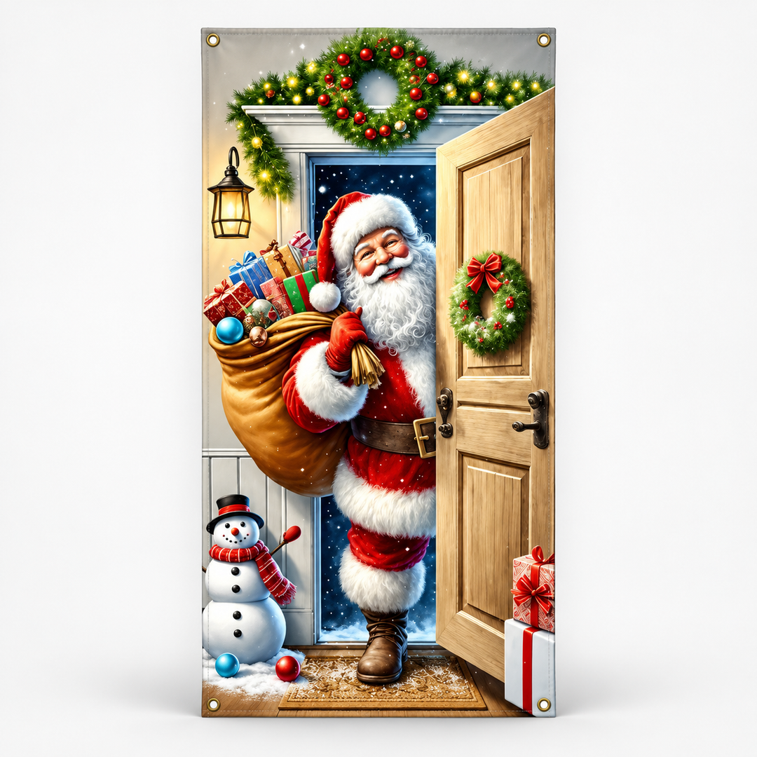 SantaScene – Christmas Door Cover