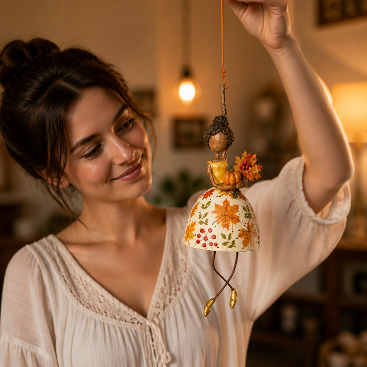 Twirlfolk – Hand-Painted Dancing Lady Hanging Ornament