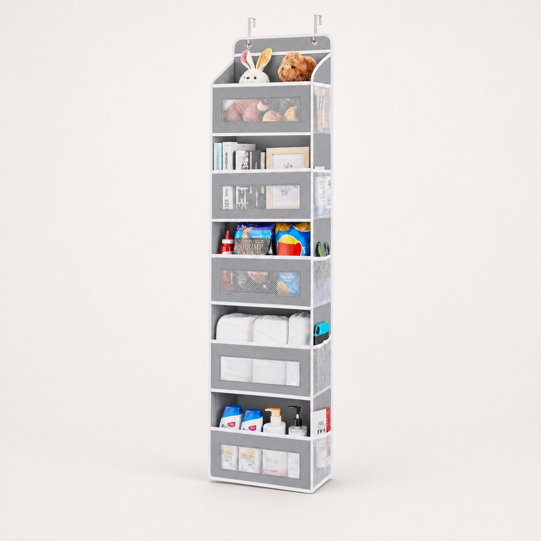 Shelfast – 5-Tier Reinforced Base Hanging Door Organizer