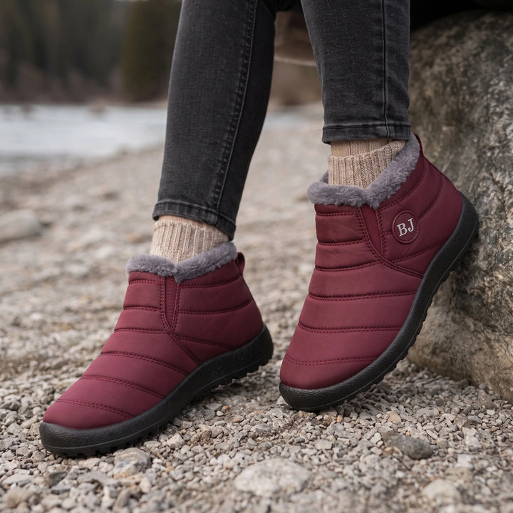 Froststep – Fleece-Lined-Look Waterproof Slip-On Winter Shoes
