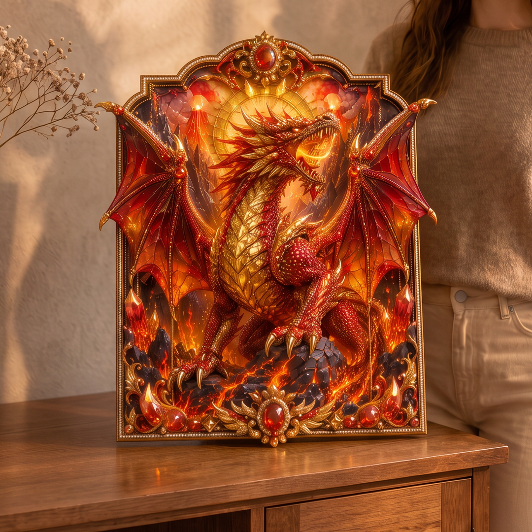 Dragonelle – 3D Crystal Dragon Diamond Art Kit