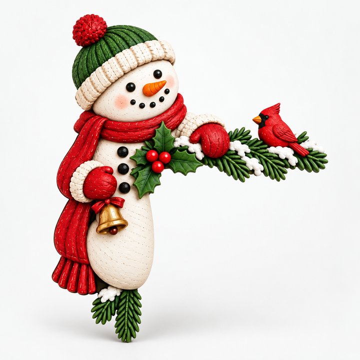 Peekaboo Noel – Dimensional Christmas Doorway Corner Decoration