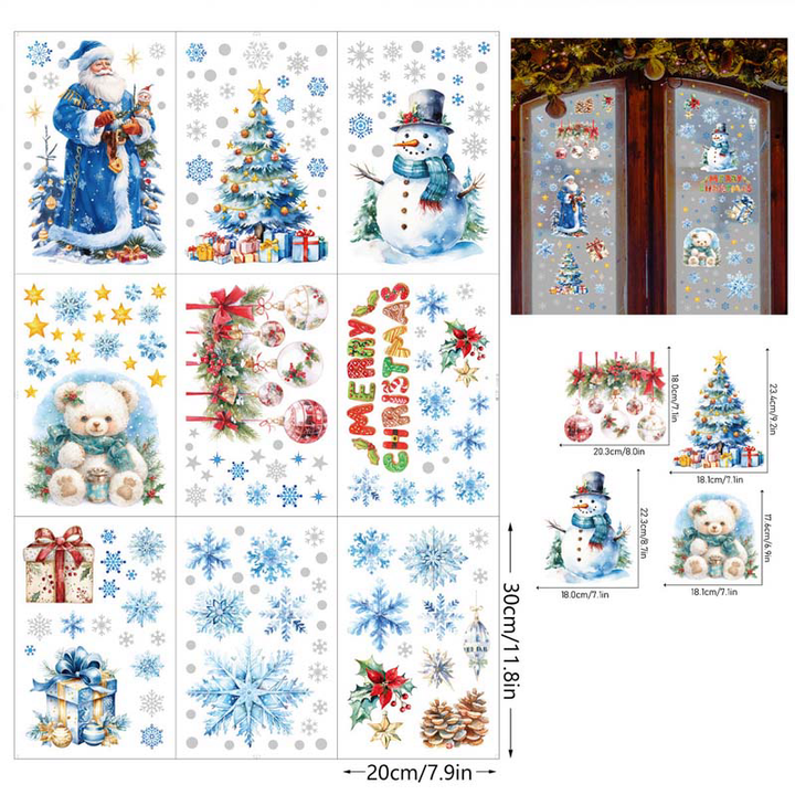 Merryglint – Double-Sided Christmas Window Decals