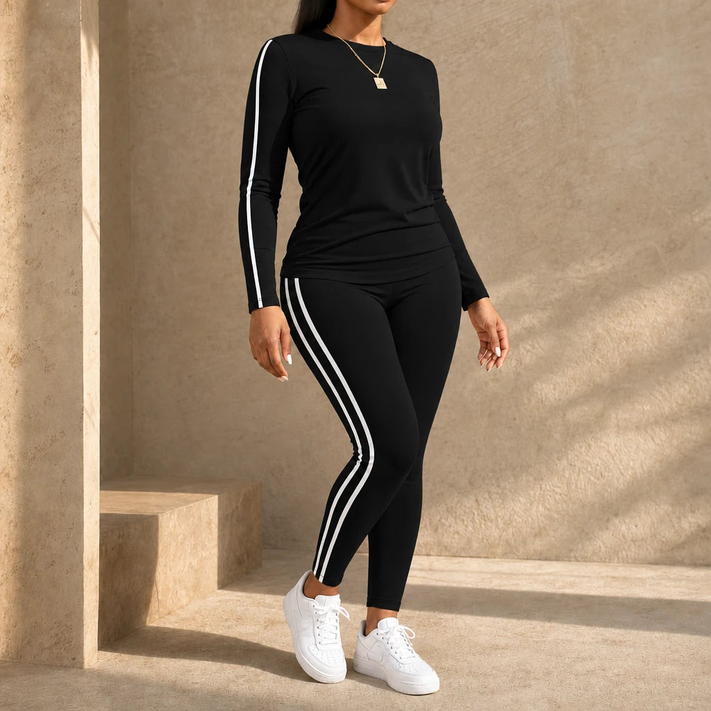 Wearbella – Long Sleeve Two-Piece Tracksuit Set