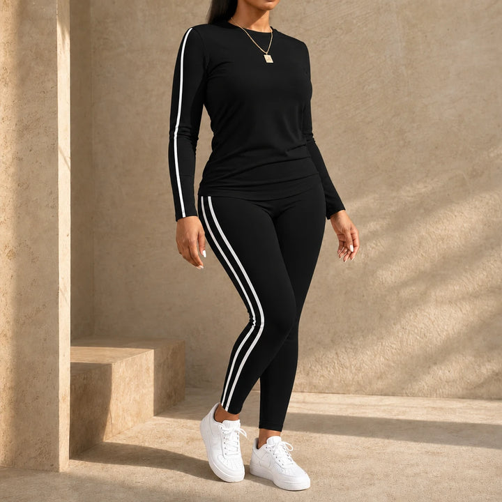 Wearbella – Long Sleeve Two-Piece Tracksuit Set