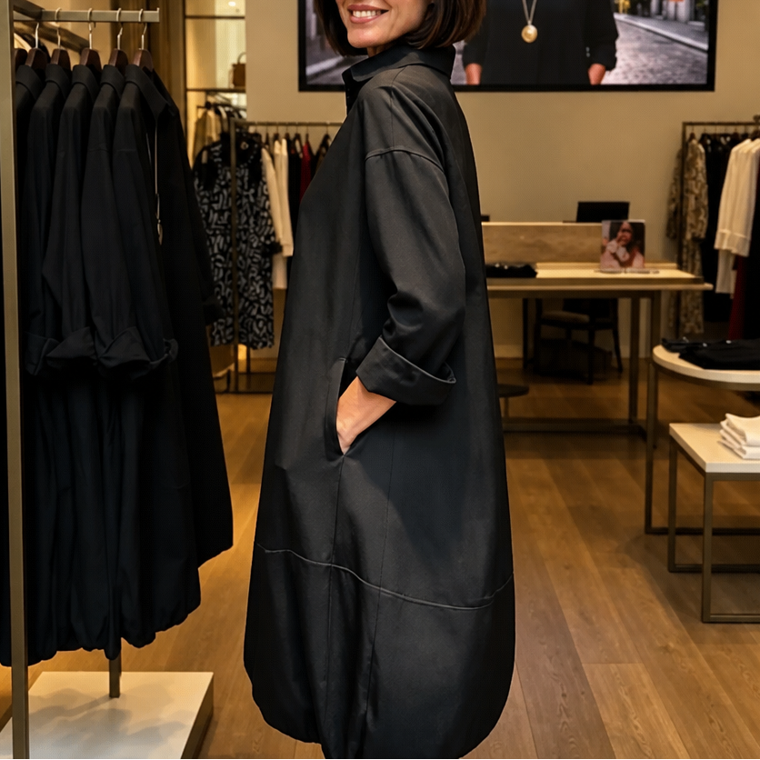 Wearbella – Button-Front Relaxed Shirt Dress