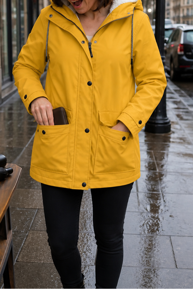 Windloft – Waterproof Plush-Lined Hooded Jacket
