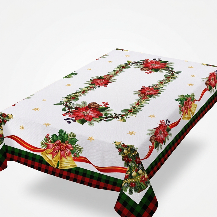 Evermerry – Christmas Print Polyester Tablecloth