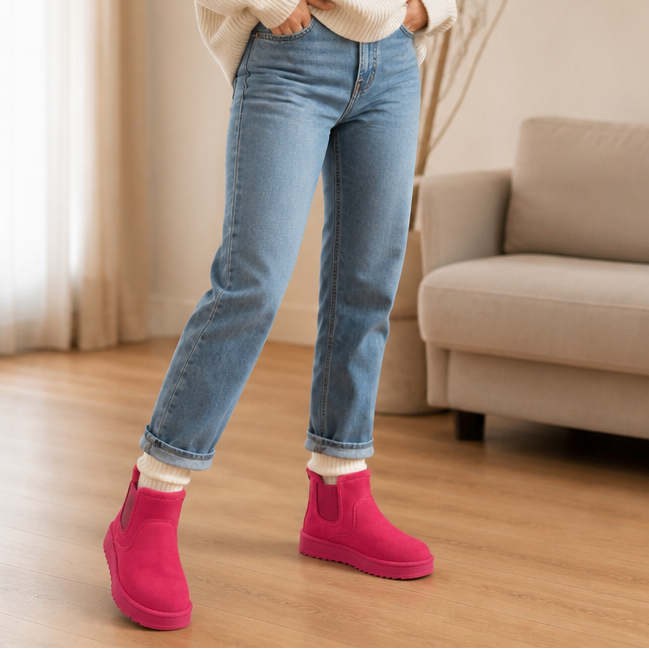 Cozywalk – Fur-Lined Slip-On Winter Boots