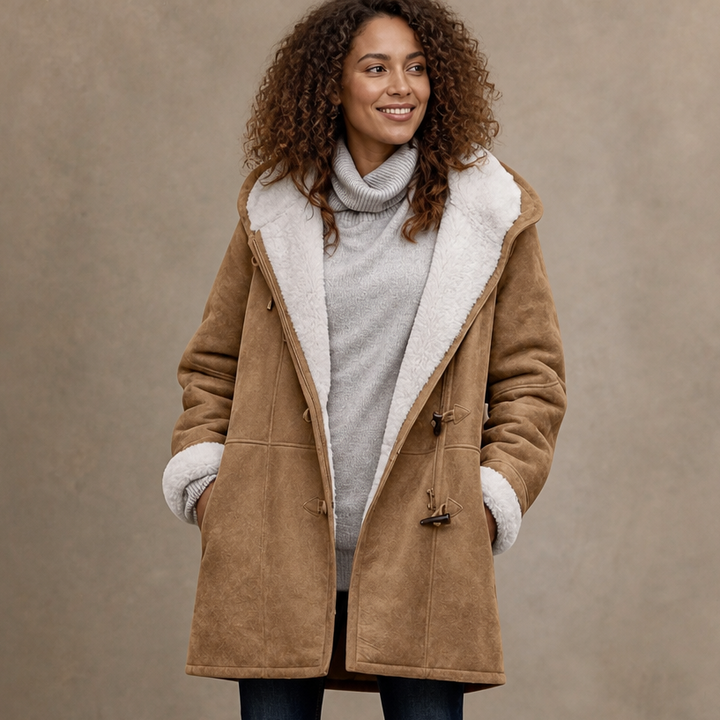 Wintlace – Shearling-Lined Hooded Duffle Coat