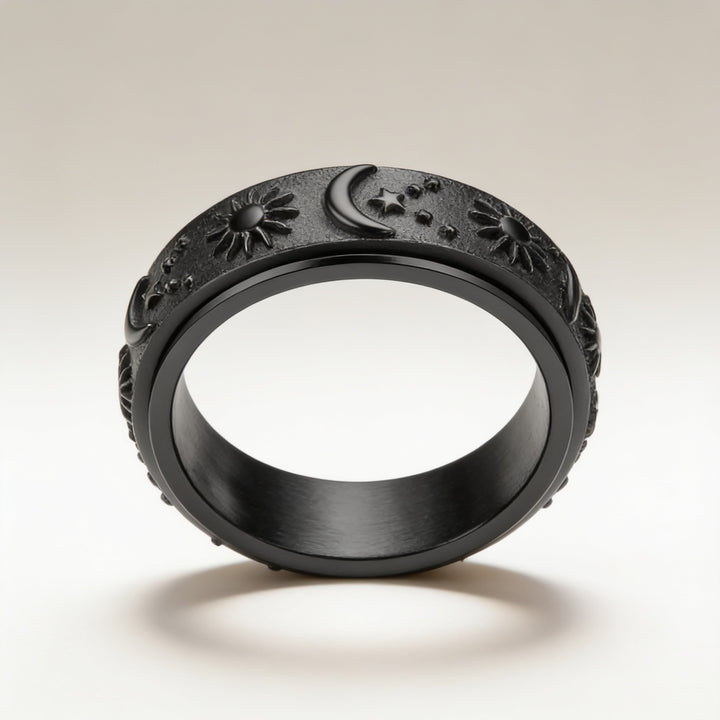 Tethro – The Spinner Ring That Calms Your Hands, Not Just Your Look (2Pcs)