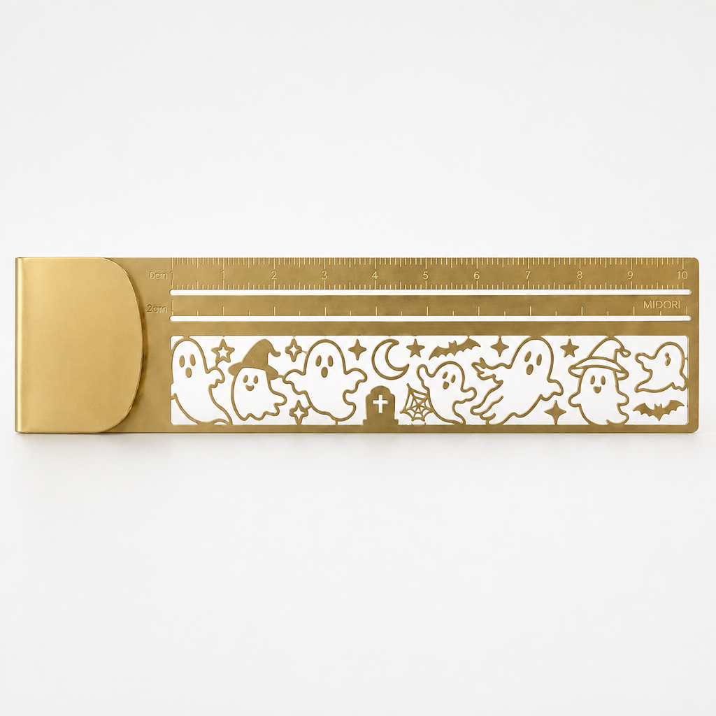 Markwell – Cat Stencil Ruler Bookmark
