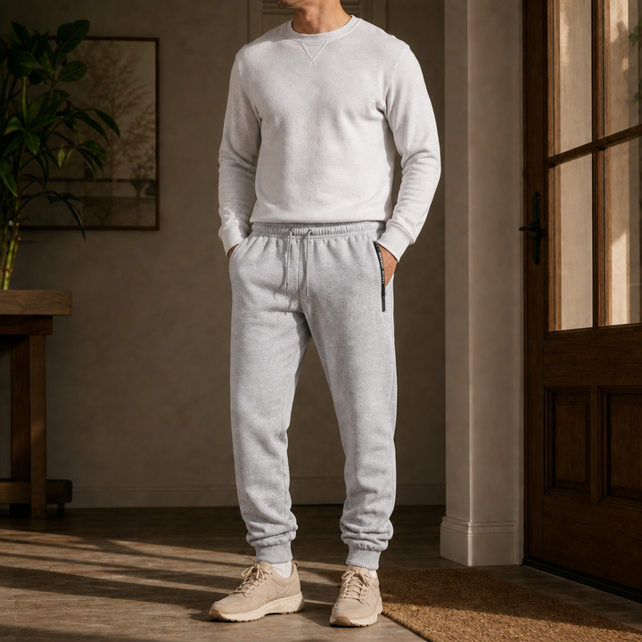 Warmease – Fleece-Lined Tapered Jogger Sweatpants