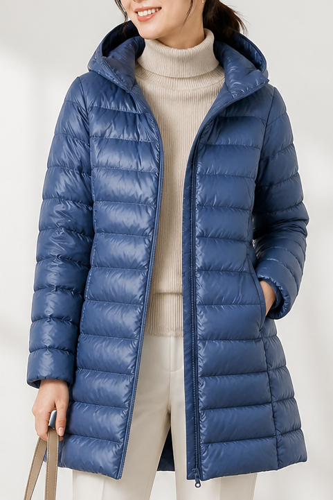 Featherlyte – Detachable-Hood Packable Ultralight Puffer Jacket