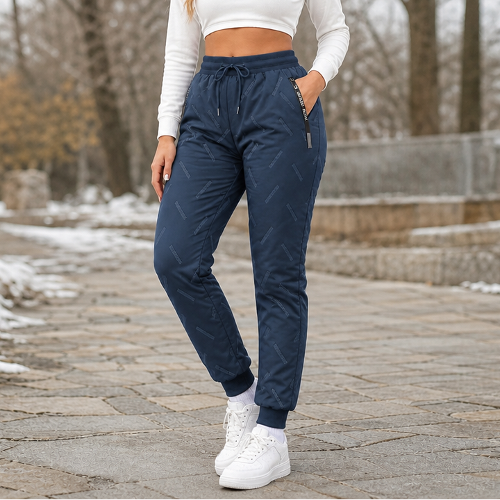 Frostline – Quilted Fleece-Lined Jogger Pants