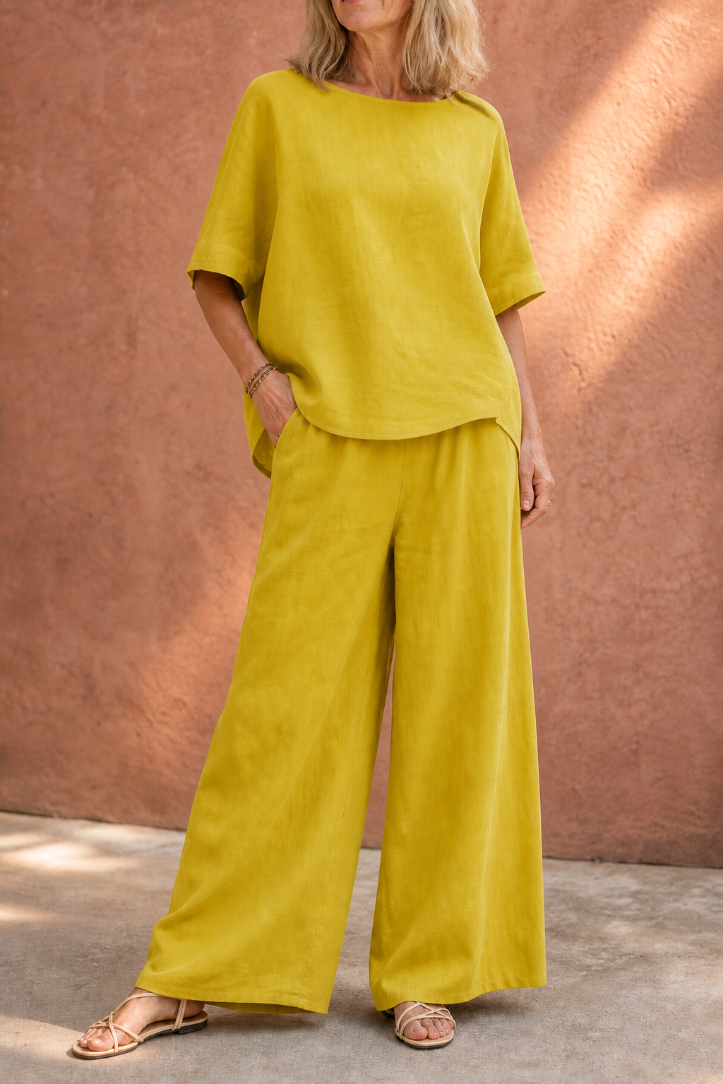 Wearbella – Wide-Leg Trouser And Top Set