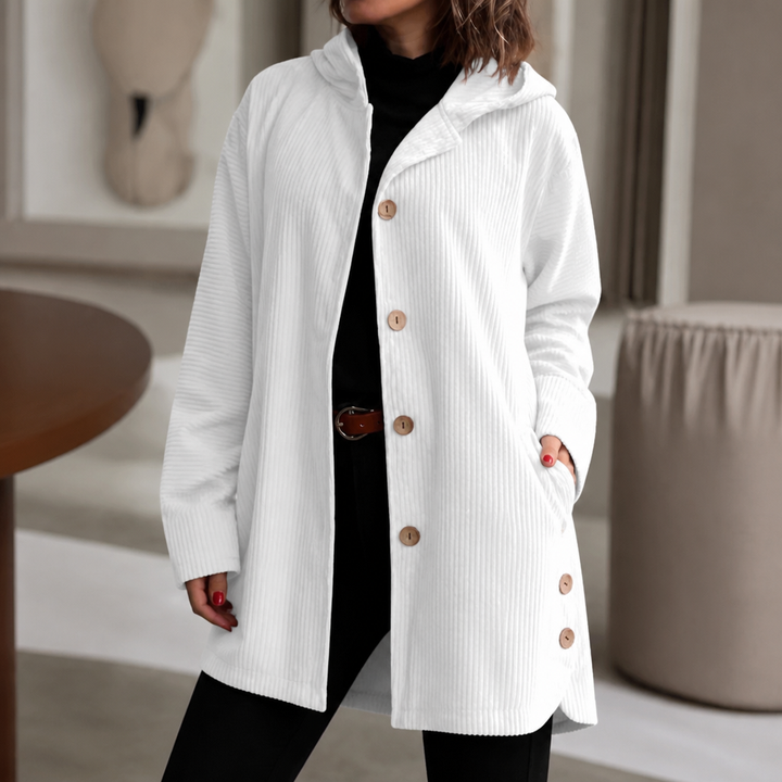 Corduvie – Ribbed Corduroy Hooded Overshirt