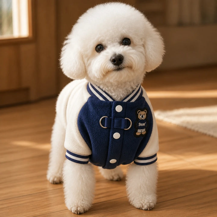 Pawswell – Varsity Snap-Front Dog Jacket