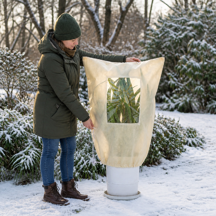 Frostview – Mesh Window Zippered Plant Frost Cover