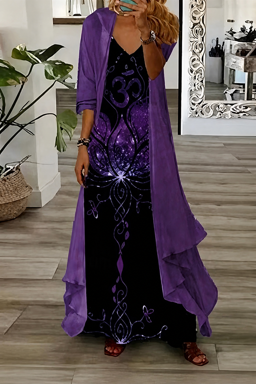 Wearbella – Two-Piece Maxi Dress And Cover-Up Set