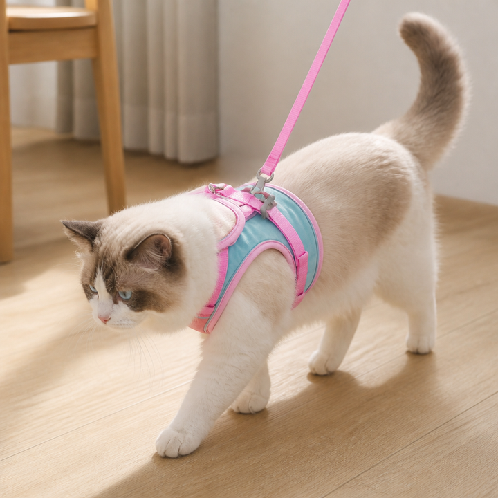PurrPath – Reflective Step-In Cat Harness