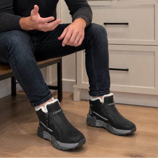 Frostelle – Fleece-Lined Zip Ankle Winter Boots